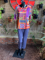 Bari Round Neck Print Top