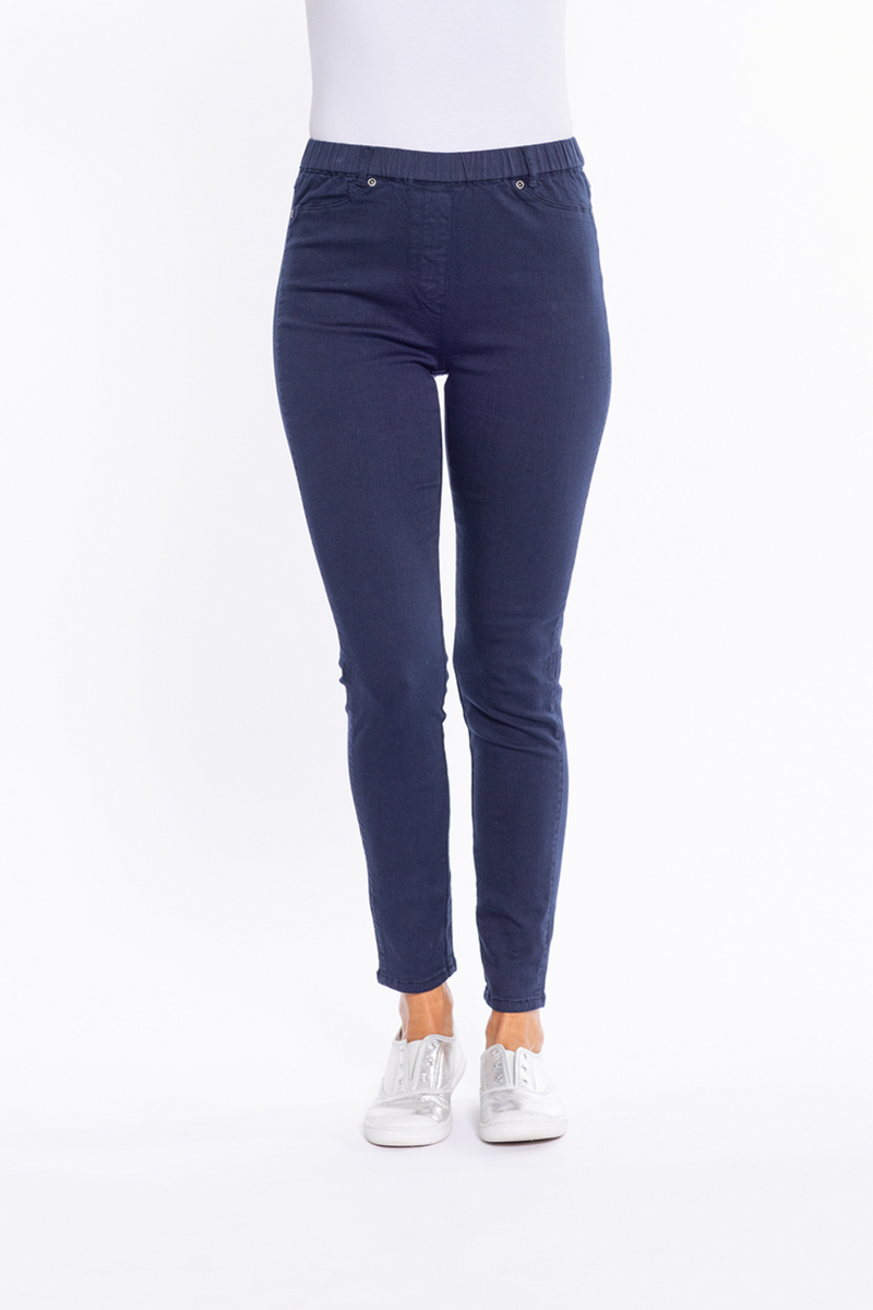 Stretch cotton jeggings